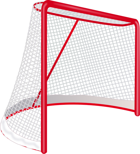 Hockey goal vector clip art