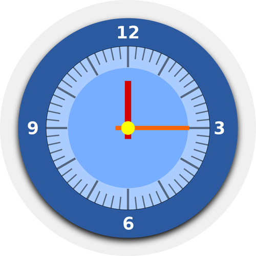 Wall clock vector graphics