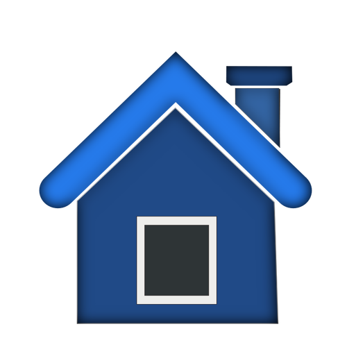 Enkel hus vektorgrafik