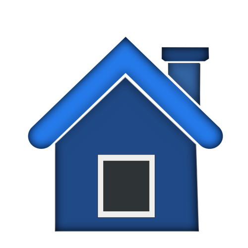 Simple house vector graphics