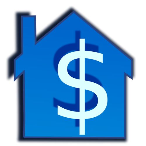 Home price vector graphics