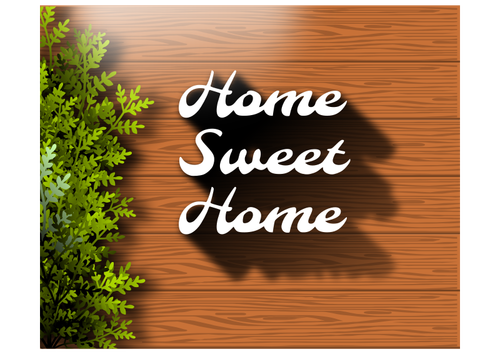 Home sweet home pictogram