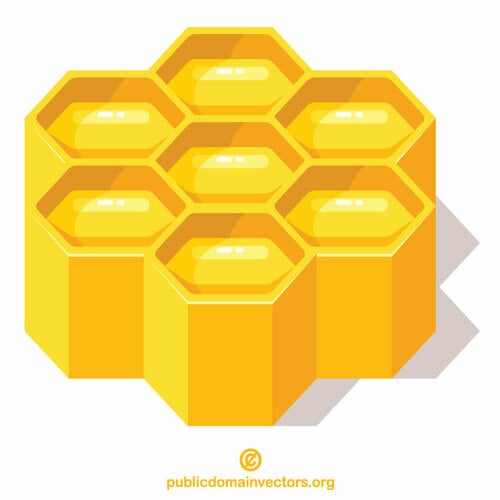 Honeycomb 3D ClipArt -kuva