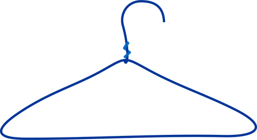 Проволока вешалка векторное изображение