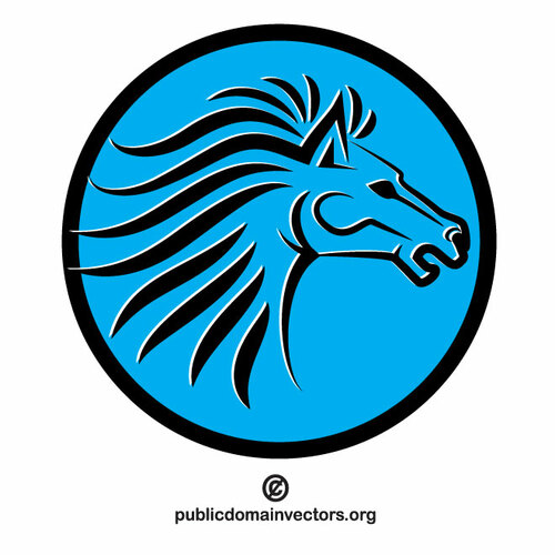 Logotipo de caballo vector