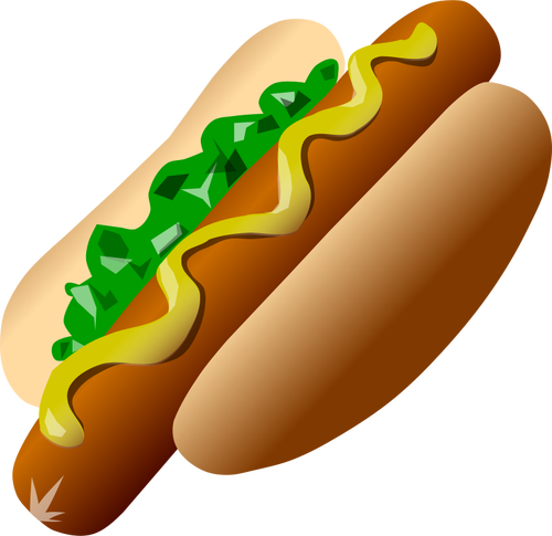 Hot-Dog vector afbeelding