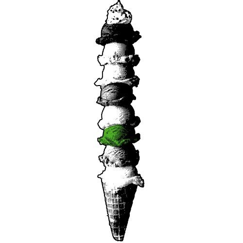 Duże lody wektor clipart