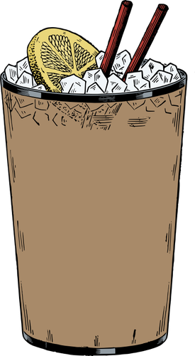 Ice tea vector image