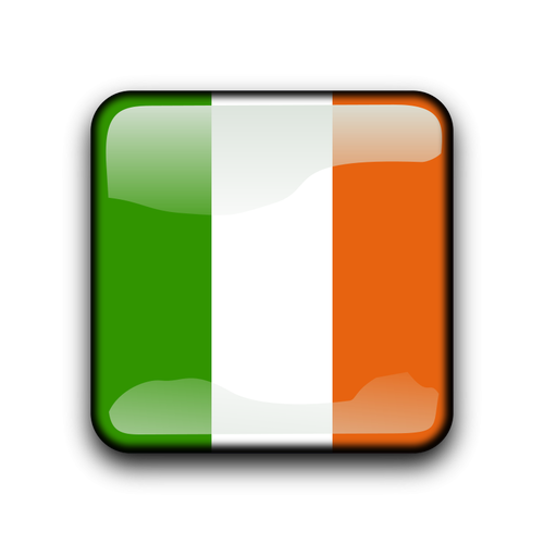 Irland flagg-knappen