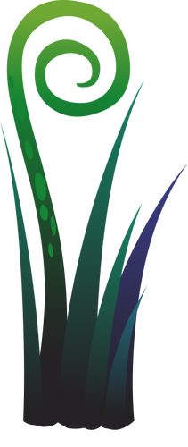 Векторный рисунок из шести трава наросты