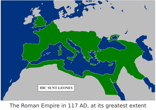 Roman Empire map