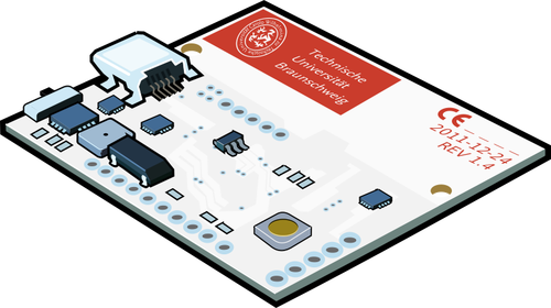 Vector clip art of NGA WSN node