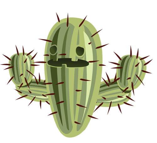 Cartoon cactus