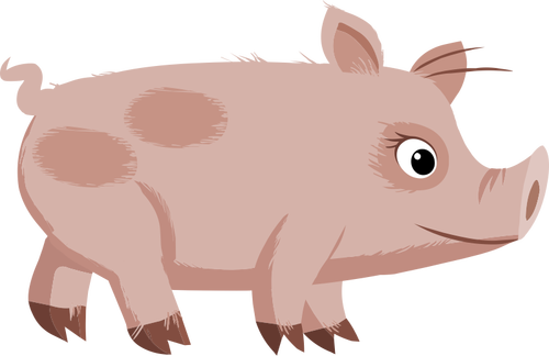 Ilustração em vetor NPC Piggy
