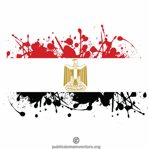 Флаг государства Египет