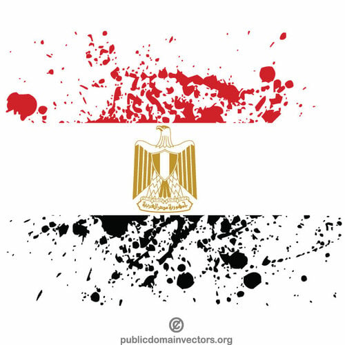 이집트 잉크 스 패터의 국기