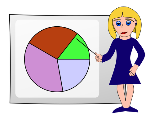 Presentatie vectorafbeeldingen