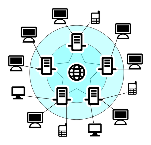 Schema de Vector Internet