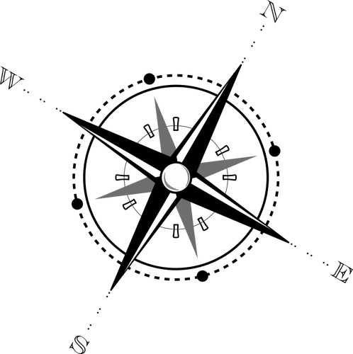 Compass vector icon