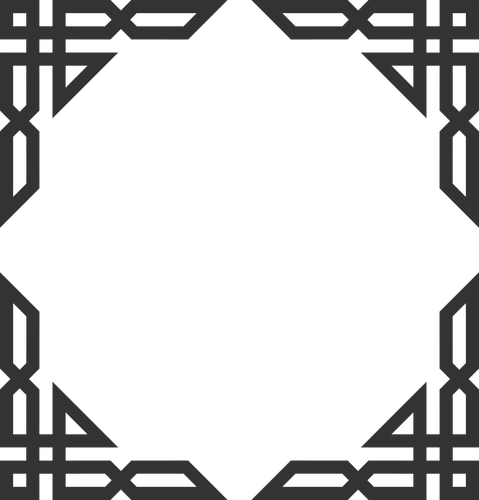 Quadro islâmico ornamental