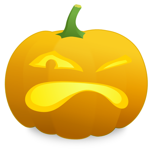 Winking pumpkin vector image