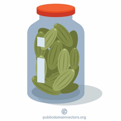 Pickled cucumbers | Public domain vectors