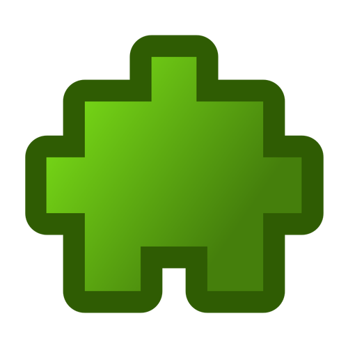 Groene puzzel