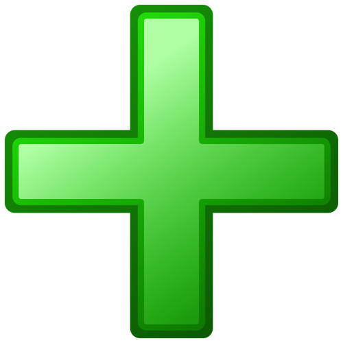 Vihreä ristivektorikuva