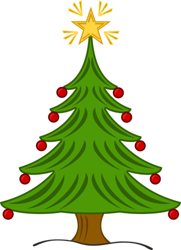 עיצוב וקטור עץ חג המולד
