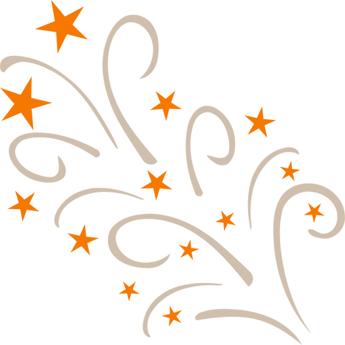 Star decoration vector