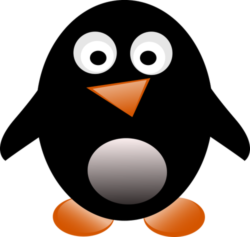 Linux 的吉祥物轮廓图像