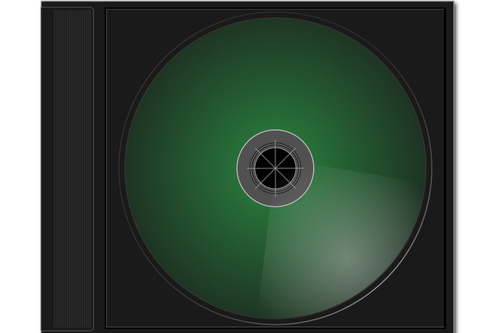 Зеленый компакт-диск