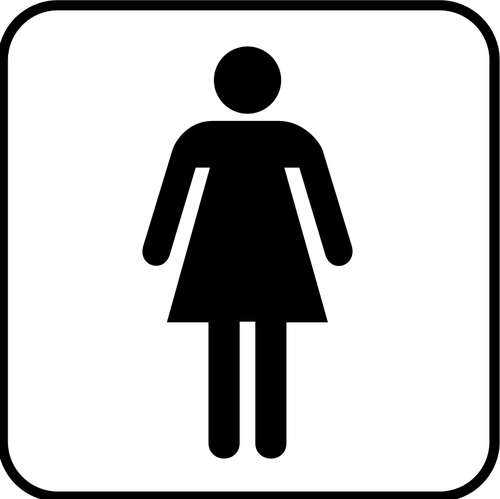 NPS pictogram voor een dames kamer vector afbeelding