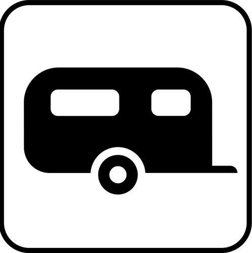 US National Park Maps pictogram for a campsite vector image