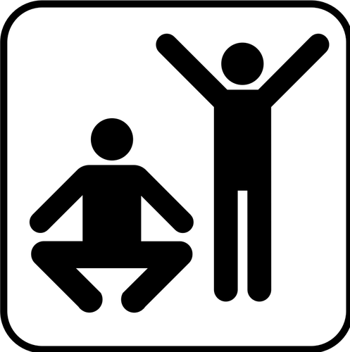 US National Park Maps pictogram for an exercise facility vector image