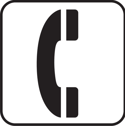 Cabina teléfono icono
