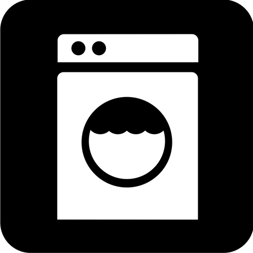 Pictogram for laundromat vector image