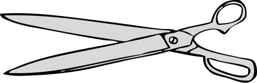 Векторное изображение из бумаги ножницы