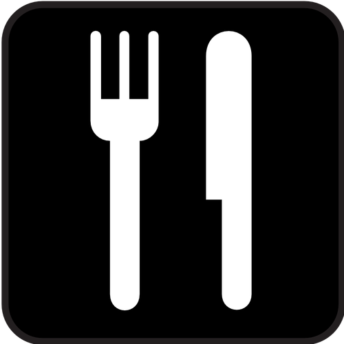 एक restauran वेक्टर छवि के लिए pictogram