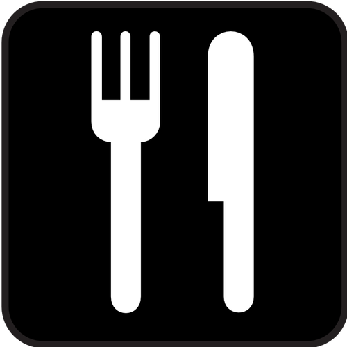 Pictogram voor een restauran vector afbeelding