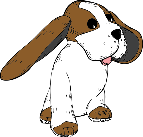 Beagle perro vector de la imagen