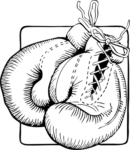 Guantes de boxeo gráficos vectoriales