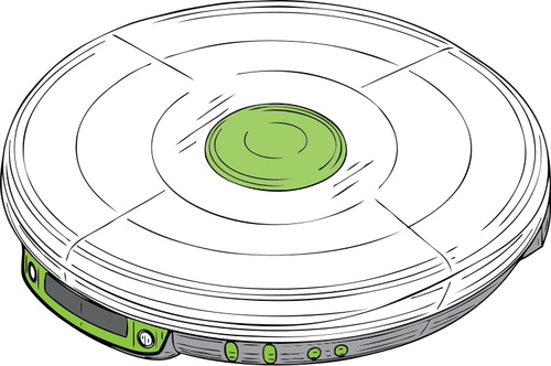 CD walkman vector