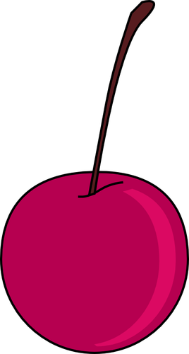 Ilustración vectorial cereza