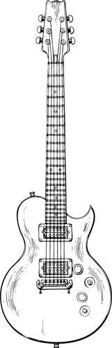 Electric guitar vector graphics