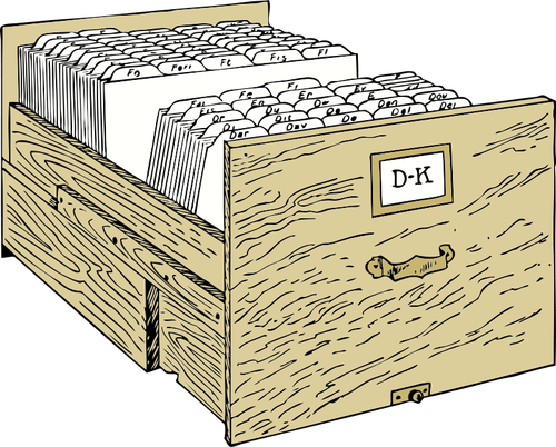 Vektor gambar kabinet file