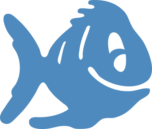 Fish icon vector