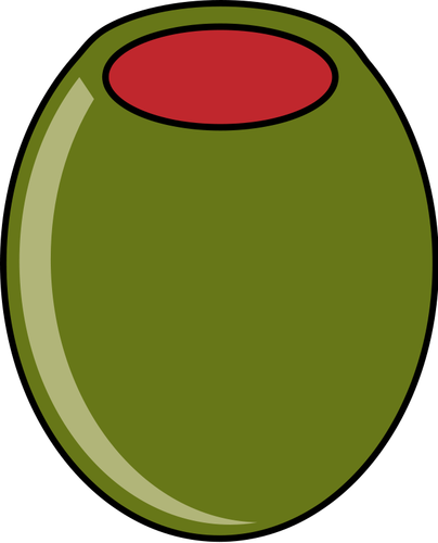 Wektor zielony oliwkowy