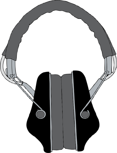 Headphones vector image