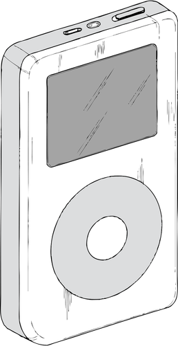 iPod vector image